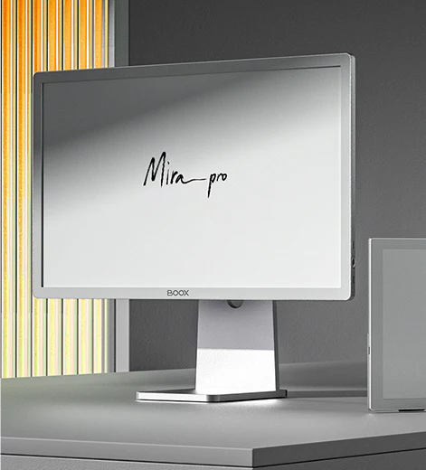 BOOX brand story visual highlighting e-ink technology and reading innovation