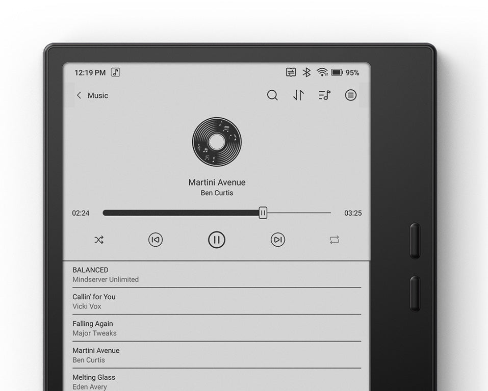 BOOX Go Series e-reader showing document reading interface