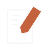 Stylus writing icon representing handwritten note-taking