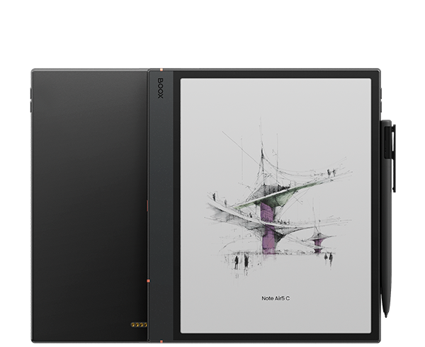 BOOX Note Air 5C color eReader front view with stylus